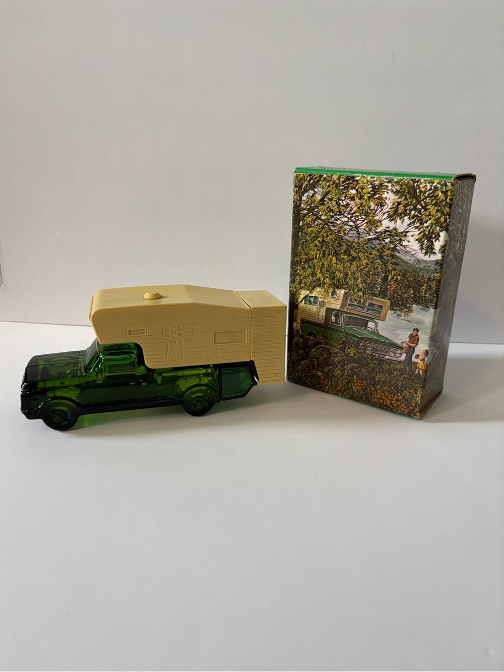 Vintage Avon “The Camper” Aftershave Decanter